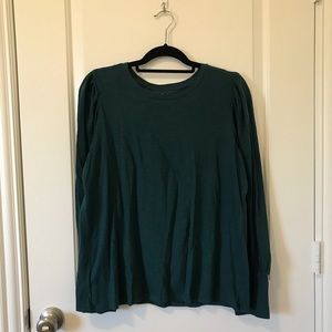 Forest green long sleeve T-shirt
